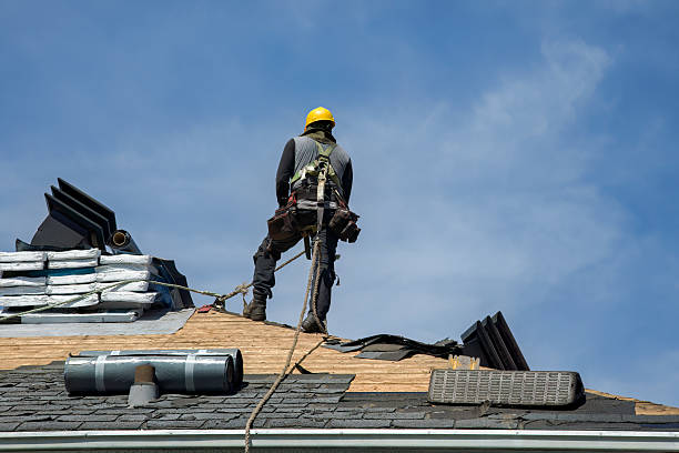 Professional Roofing technician working in Quakertown, PA